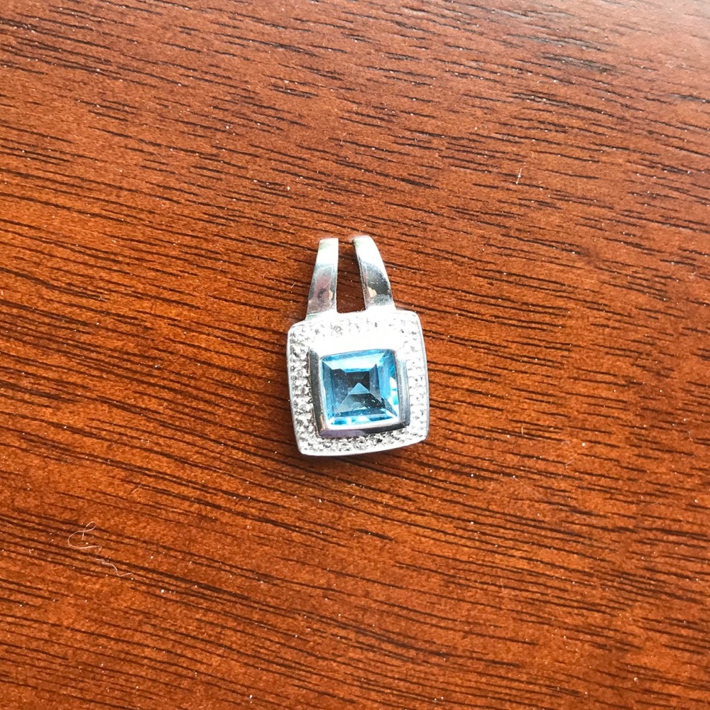 Blue Topaz Pendant